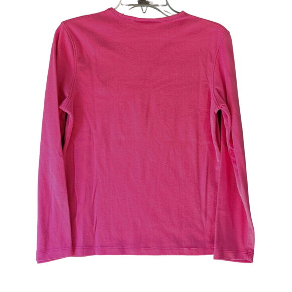 Mc Sportswear Womens T-Shirt Pink Size Small Algodon Blend Long Sleeve Pullover - Picture 2 of 12